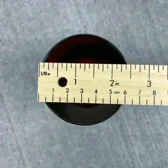 Ruby Red wine glasses clear‎ stems France 4.5” tall set of 3 - Picture 7 of 8